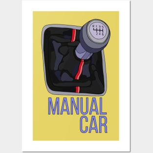 Manual Car Posters and Art